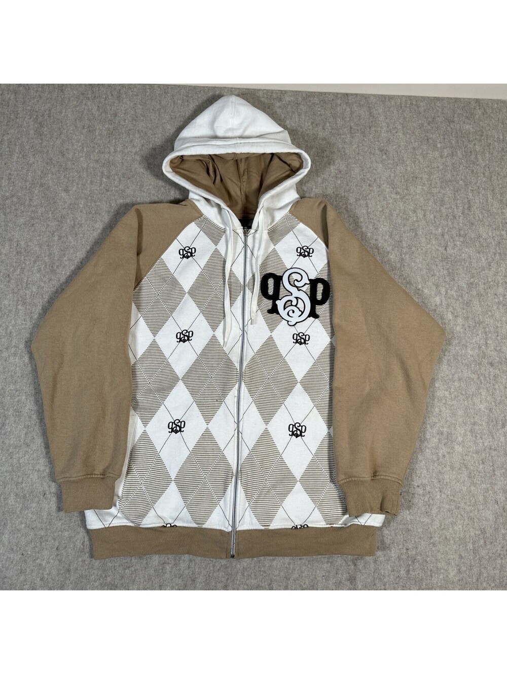 Y2K Southpole Hoodie Men's Large? Full Zip Punk Grunge Sweatshirt 2000s Y2k
